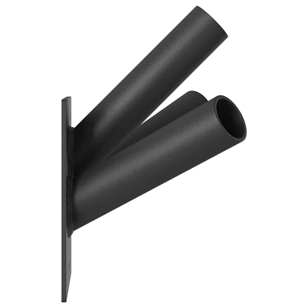 Soporte de Bandera Negro 10,5 x 7,5 x 0,2 cm Acero
