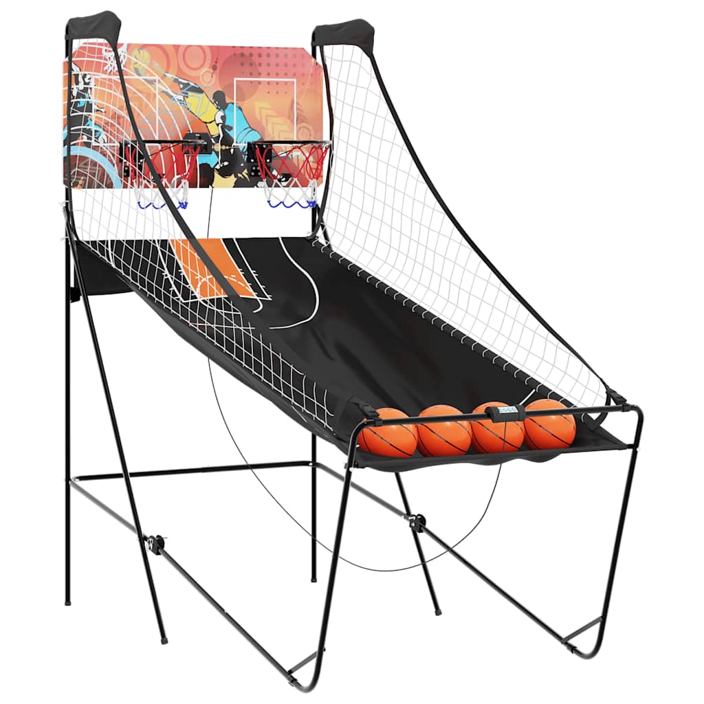 Máquina recreativa de baloncesto con 4 bolas para 2 jugadores