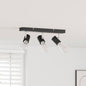 Ceiling spotlight with 26 x 6.5 x 11.5 cm metal spotlights