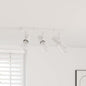 Ceiling spotlight with 26 x 6.5 x 11.5 cm metal spotlights