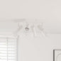 Ceiling spotlight with 26 x 6.5 x 11.5 cm metal spotlights