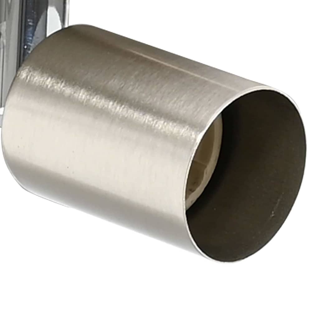 Foco de techo con focos Níquel 12 x 8 cm Acero