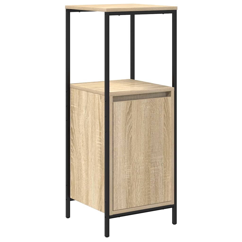 Juego de muebles de baño 5 pcs Beige Madera de ingeniería