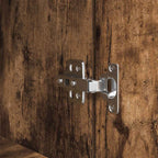 Aparador alto madera de ingeniería roble ahumado 70x35x180 cm