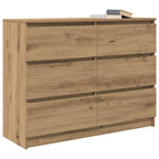 Aparador Artisan Roble 100x35x76 cm Madera de ingeniería