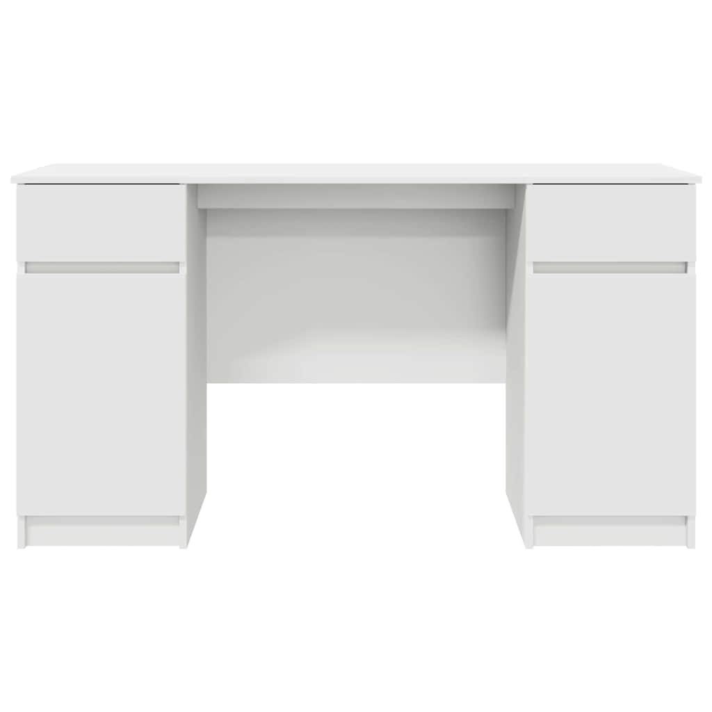 Escritorio Blanco 140 x 49 x 76 cm Madera contrachapada