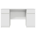 Escritorio Blanco 140 x 49 x 76 cm Madera contrachapada