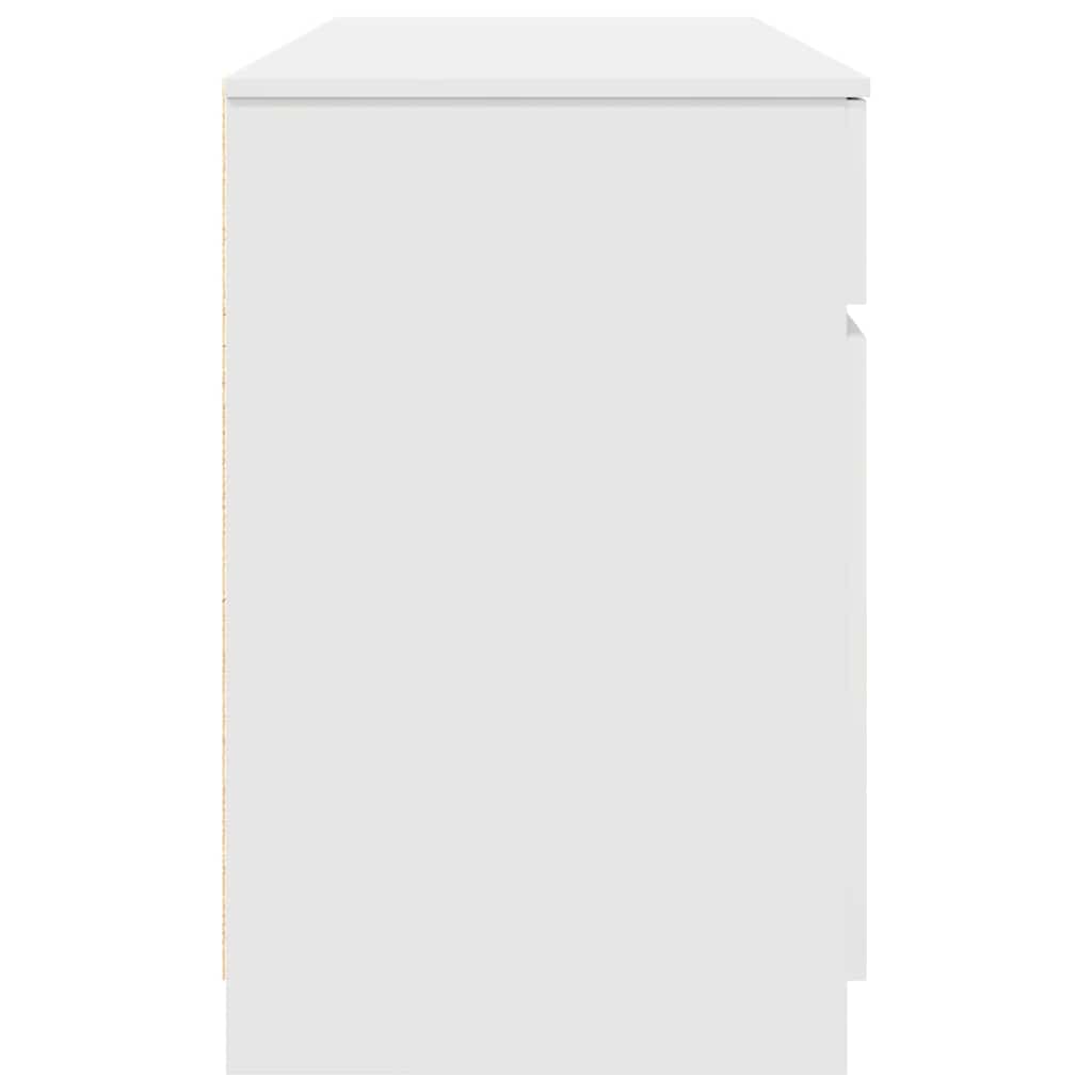 Escritorio Blanco 140 x 49 x 76 cm Madera contrachapada