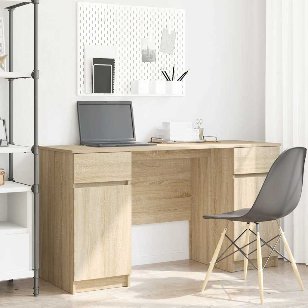 Escritorio Blanco 140 x 49 x 76 cm Madera contrachapada