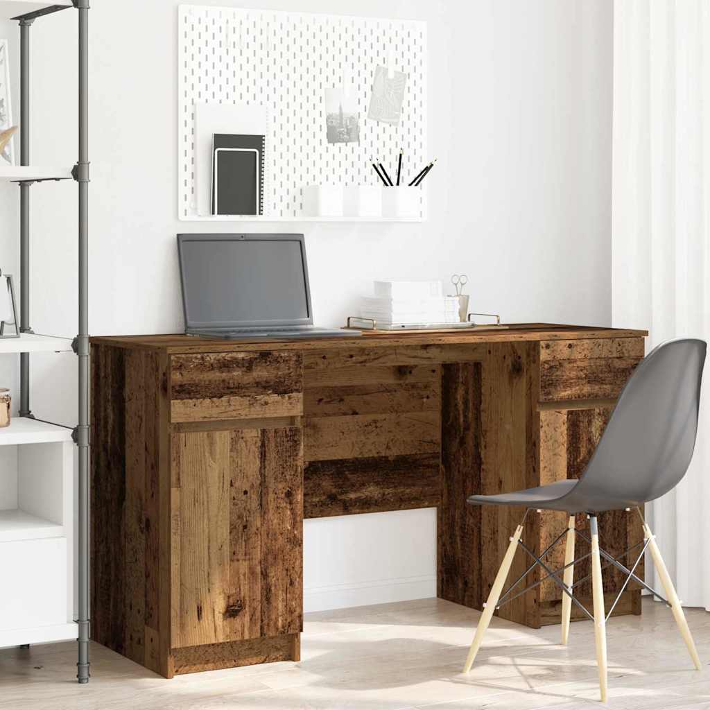Escritorio Blanco 140 x 49 x 76 cm Madera contrachapada