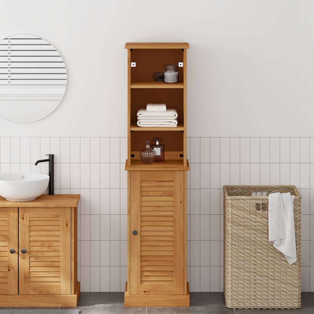 Juego de muebles de baño con estante VIGO 2 pcs y Antiguo