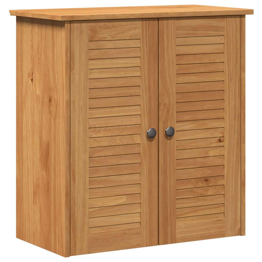 Juego de muebles de baño VIGO 2 pcs Marrón y Marrón Miel