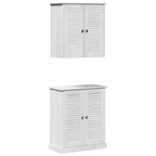 Juego de muebles de baño 2 pcs y Antiguo 67,5 x 34 x 80 cm