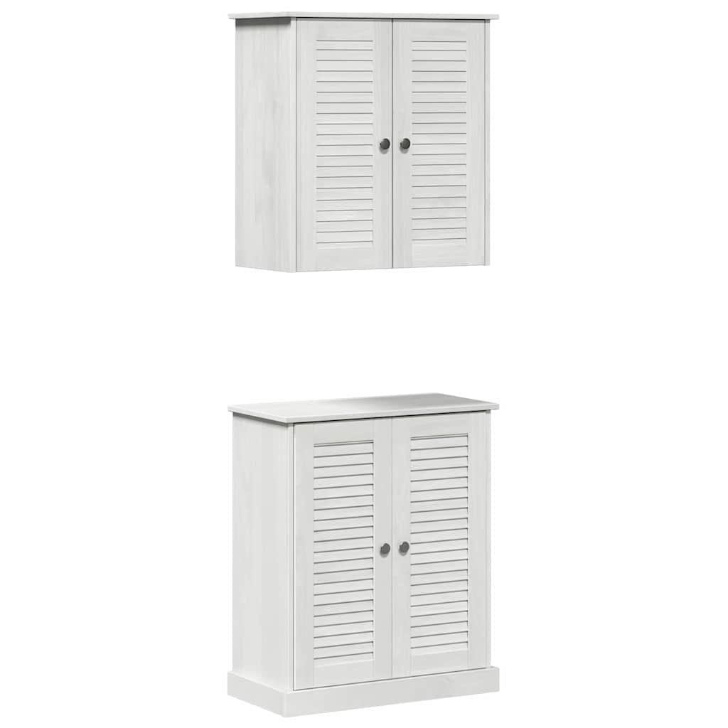 Juego de muebles de baño 2 pcs y Antiguo 67,5 x 34 x 80 cm