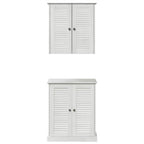 Juego de muebles de baño 2 pcs y Antiguo 67,5 x 34 x 80 cm