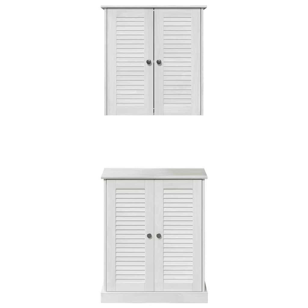 Juego de muebles de baño 2 pcs y Antiguo 67,5 x 34 x 80 cm
