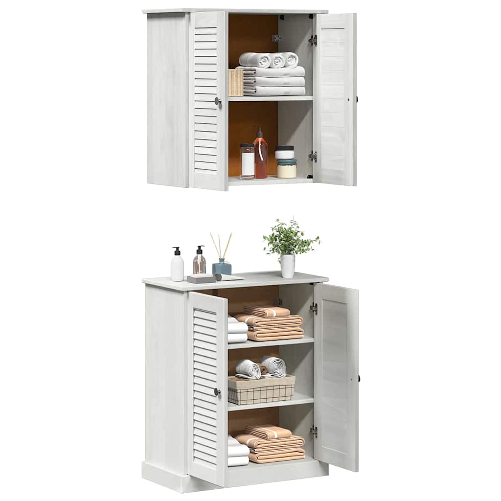 Juego de muebles de baño 2 pcs y Antiguo 67,5 x 34 x 80 cm