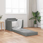 Dark Yellow Sofa Bed 74 x 77 x 81 cm Velvet