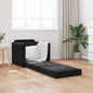 Dark Yellow Sofa Bed 74 x 77 x 81 cm Velvet