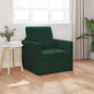 Dark Yellow Sofa Bed 74 x 77 x 81 cm Velvet