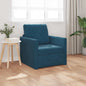 Dark Yellow Sofa Bed 74 x 77 x 81 cm Velvet
