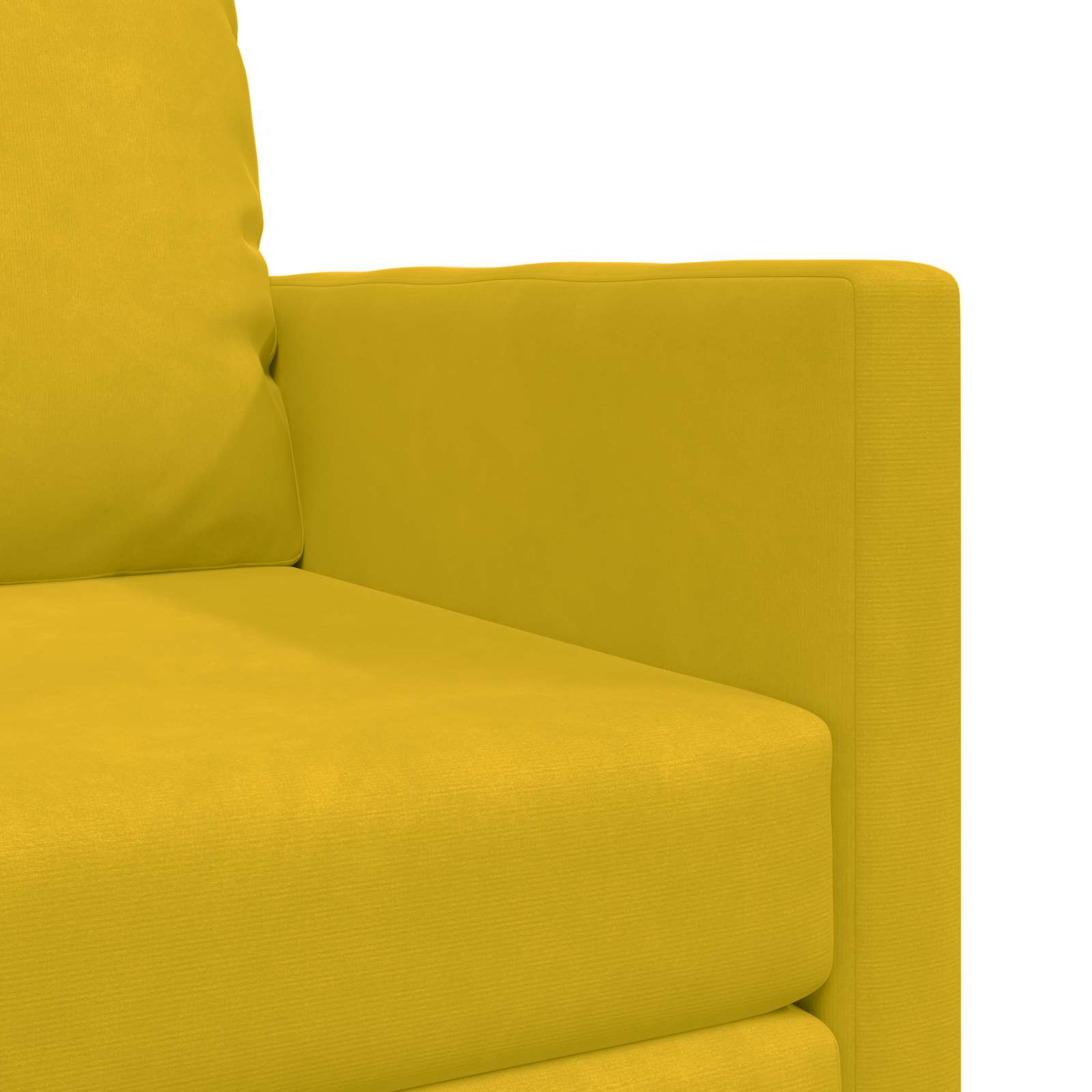 Sofá cama Amarillo oscuro 74 x 77 x 81 cm Terciopelo