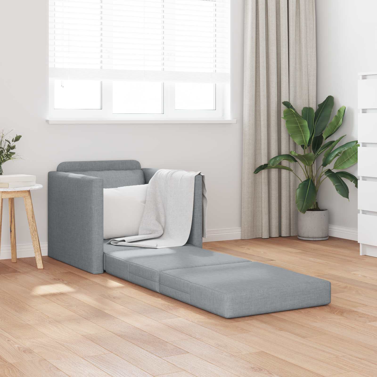Sofá cama 60cm Gris Claro tela