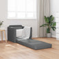 Sofa bed 60cm Light Grey fabric