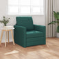 Sofa bed 60cm Light Grey fabric