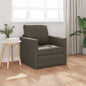 Sofá-cama 60cm Capuccino Pele artificial