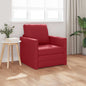 Sofá-cama 60cm Capuccino Pele artificial