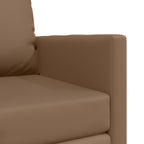 Sofá cama 60cm Capuchino Cuero artificial