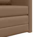 Sofá cama 60cm Capuchino Cuero artificial