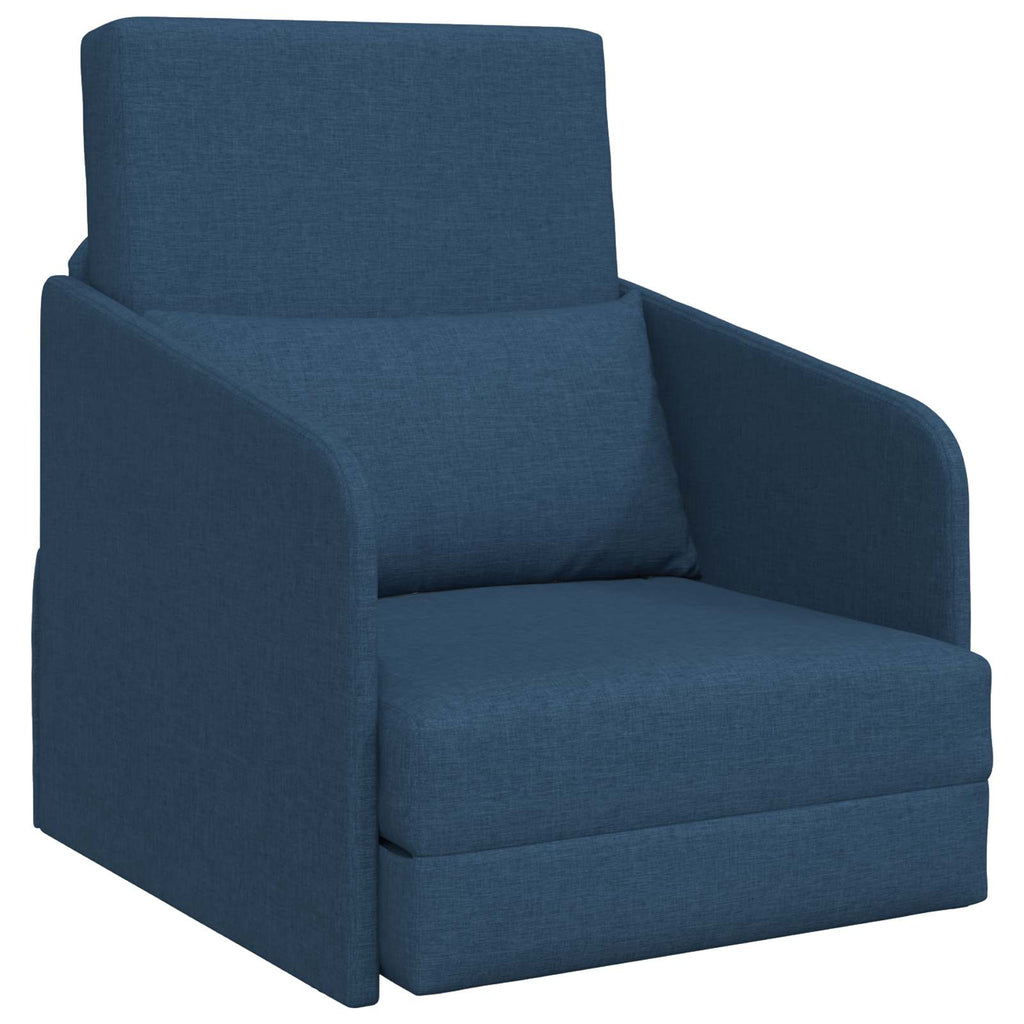 Sofá cama Azul 65 x 80 x 83 cm tela