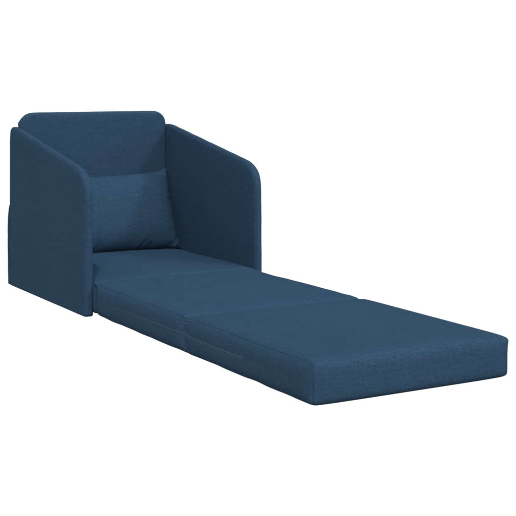 Sofá cama Azul 65 x 80 x 83 cm tela