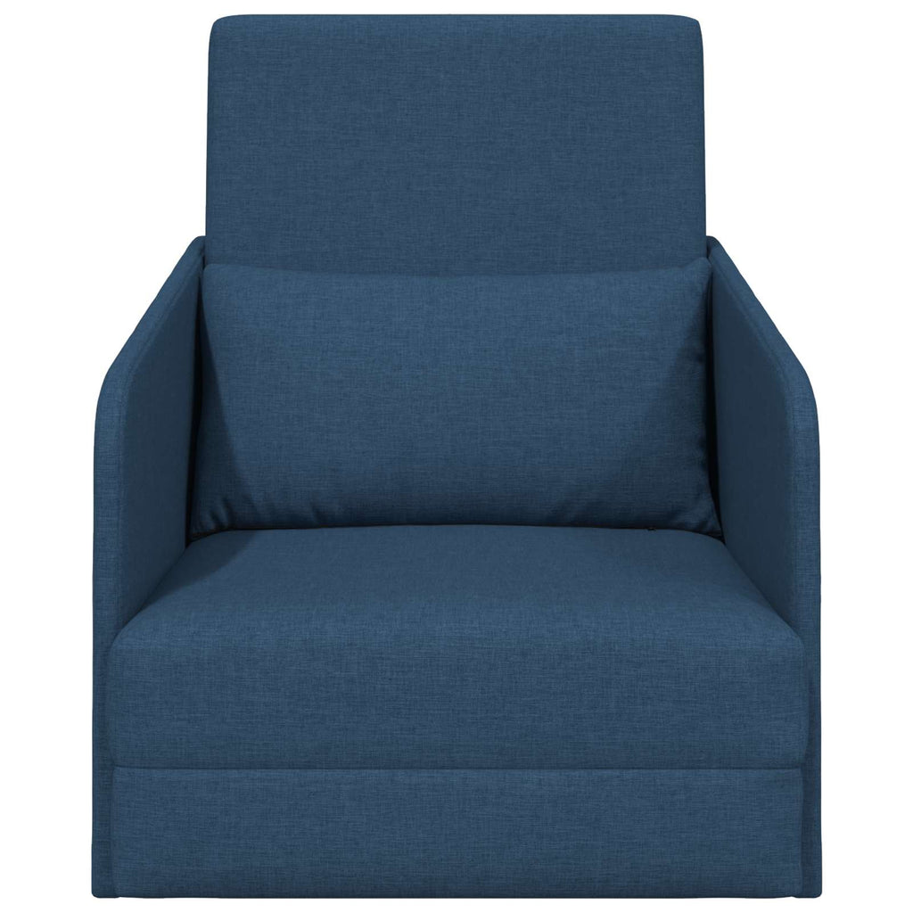 Sofá cama Azul 65 x 80 x 83 cm tela