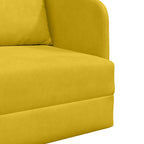 Sofá cama Amarillo 65 x 80 x 83 cm Terciopelo