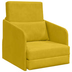 Sofá cama Amarillo 65 x 80 x 83 cm Terciopelo