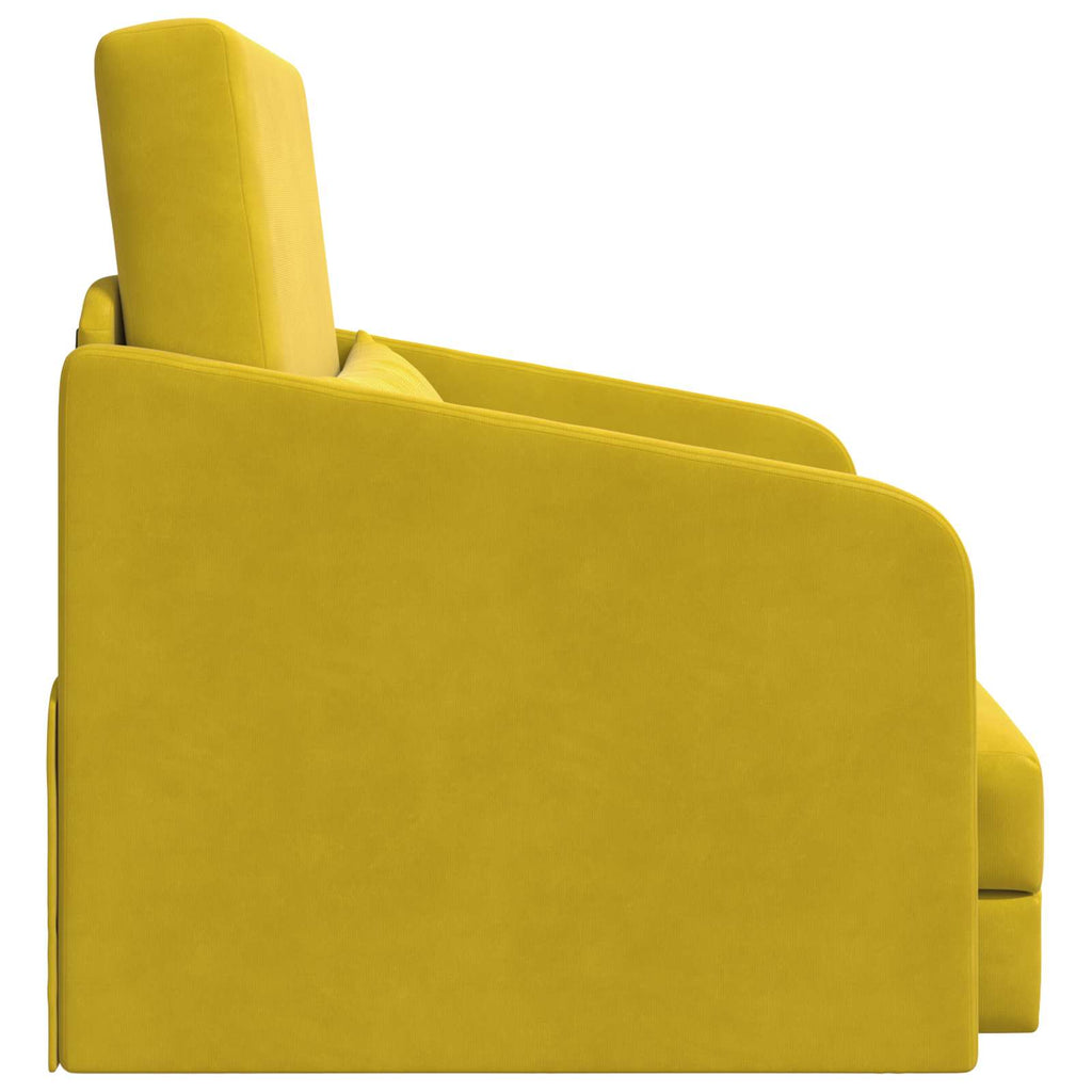 Sofá cama Amarillo 65 x 80 x 83 cm Terciopelo