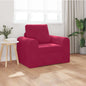 Velvet Yellow Sofa Bed 148 x 71 x 83 cm