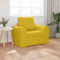 Velvet Yellow Sofa Bed 148 x 71 x 83 cm