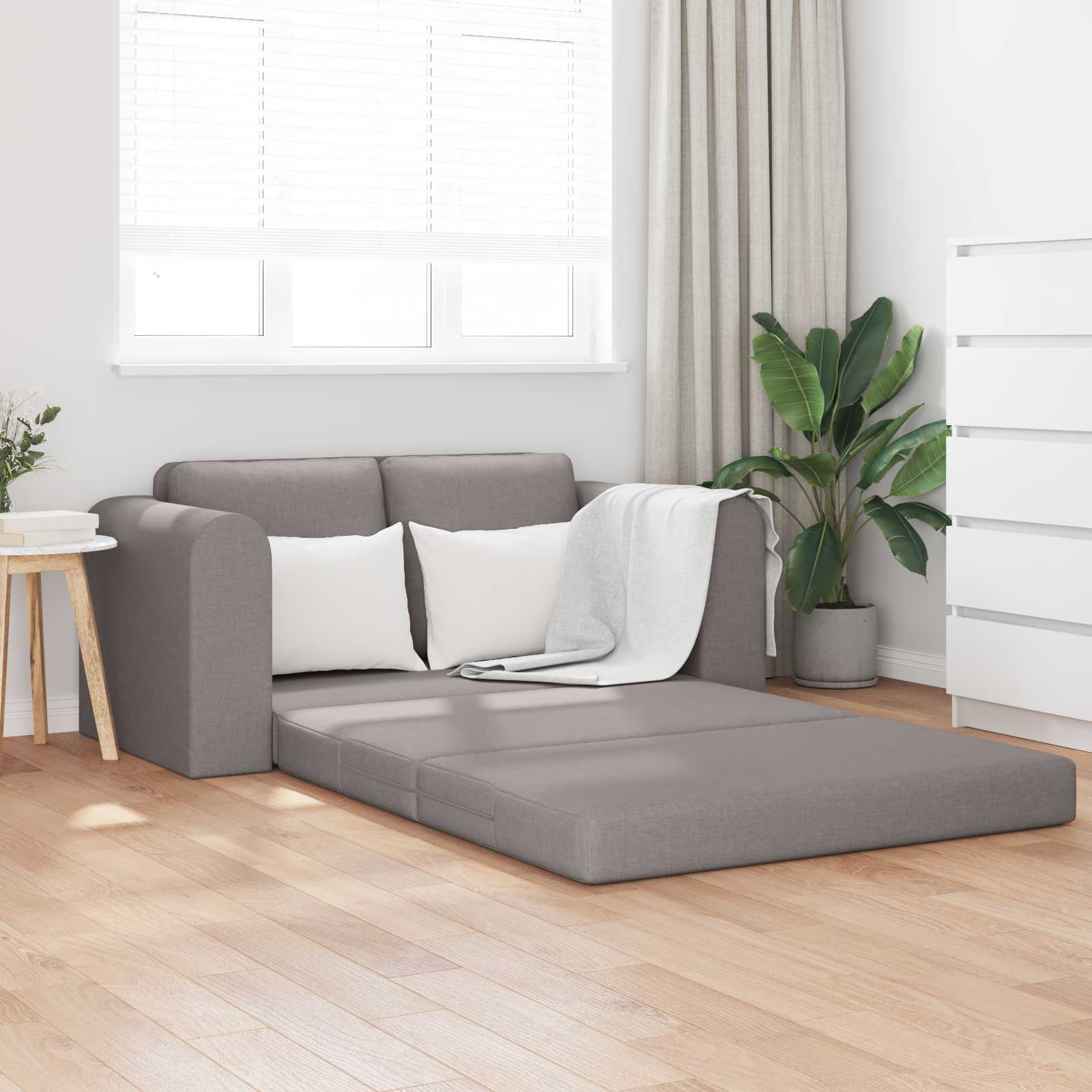 Sofa bed 60cm Dark yellow fabric