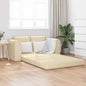 Sofá cama 60cm Amarillo oscuro tela