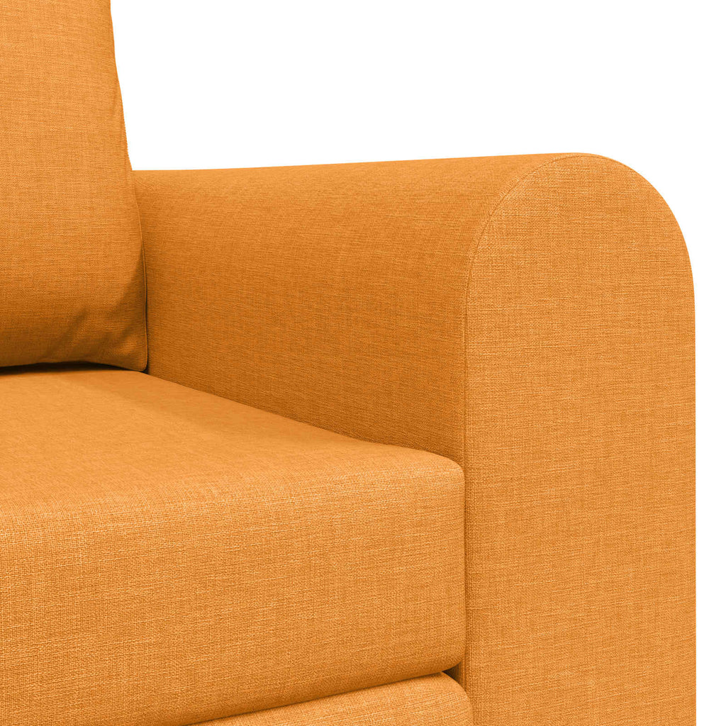 Sofá cama 60cm Amarillo oscuro tela