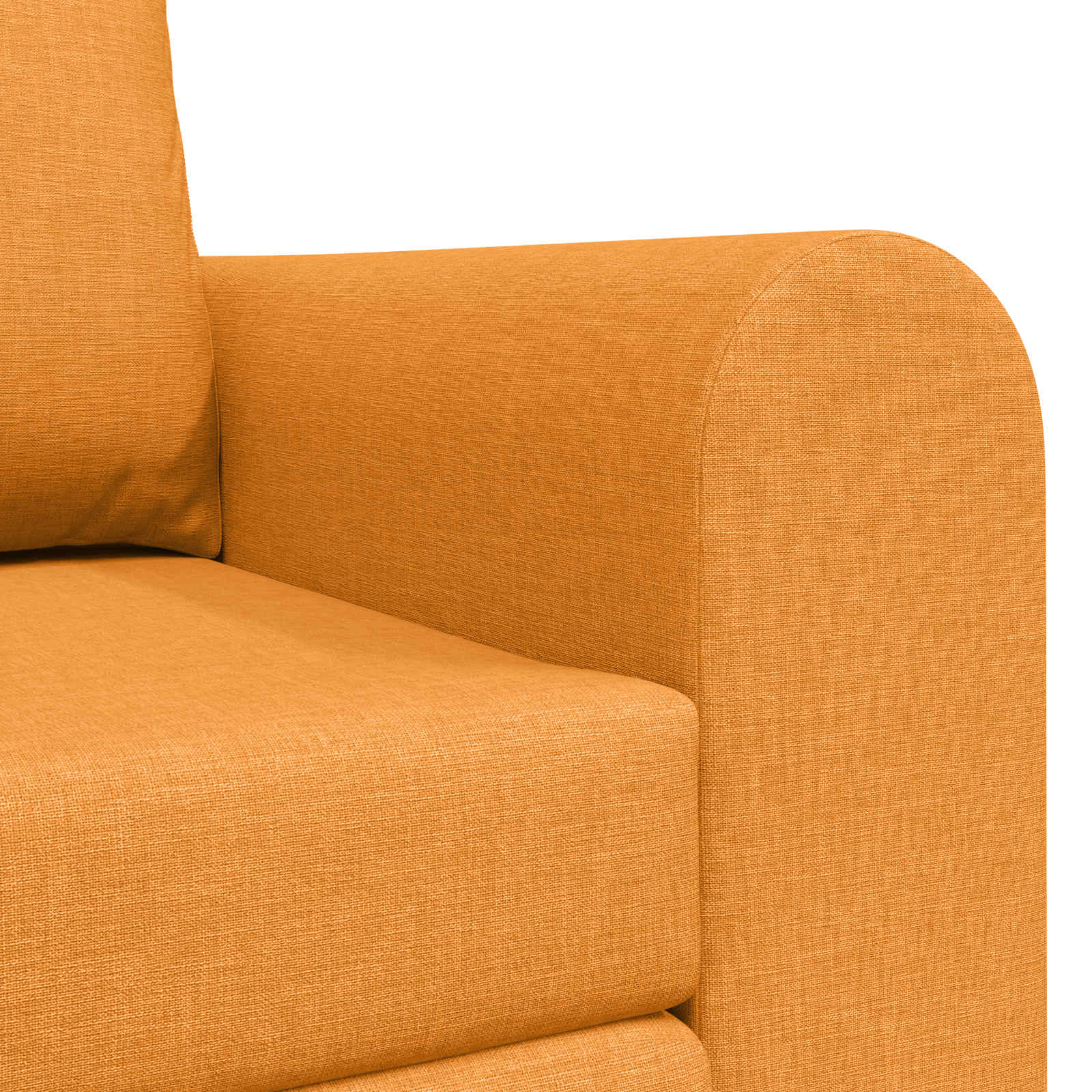 Sofá cama 60cm Amarillo oscuro tela