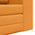 Sofá cama 60cm Amarillo oscuro tela