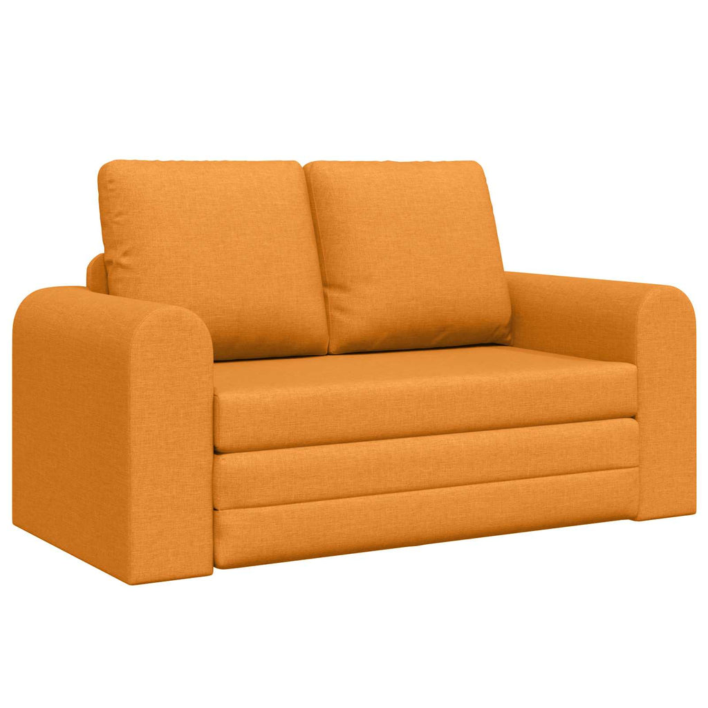 Sofá cama 60cm Amarillo oscuro tela
