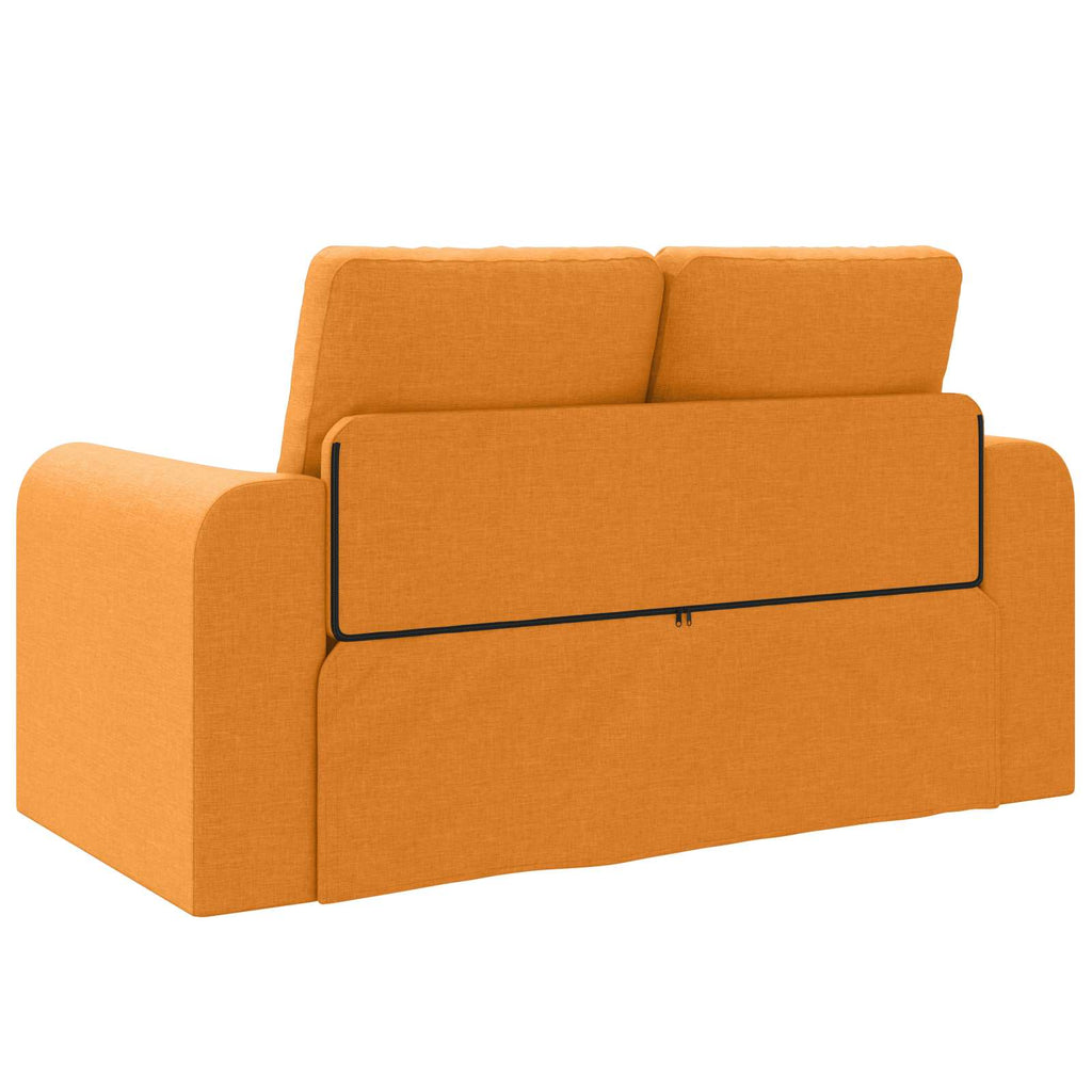 Sofá cama 60cm Amarillo oscuro tela