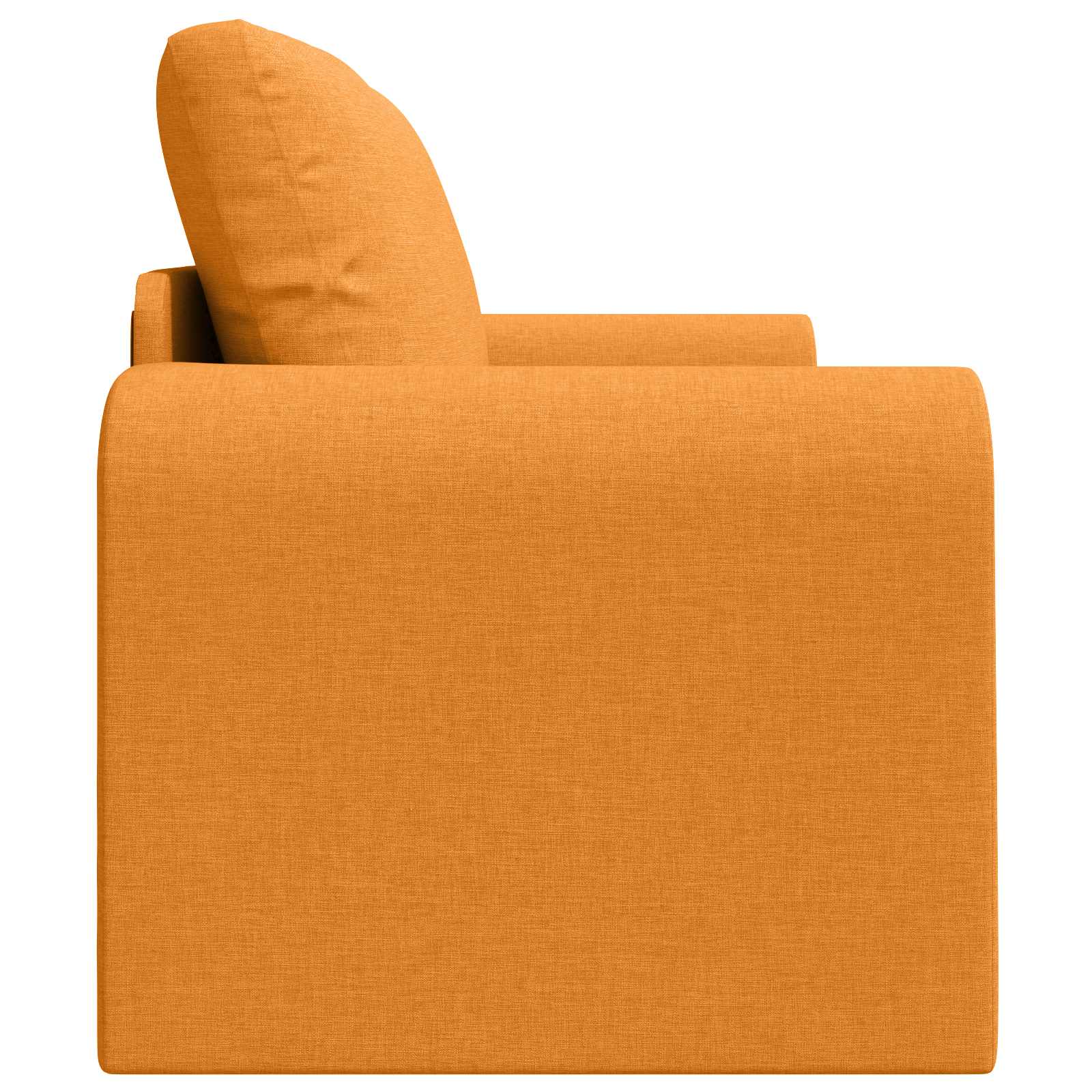 Sofá cama 60cm Amarillo oscuro tela