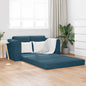 Velvet Yellow Sofa Bed 148 x 71 x 83 cm
